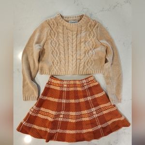 2 Piece sweater and skirt set
